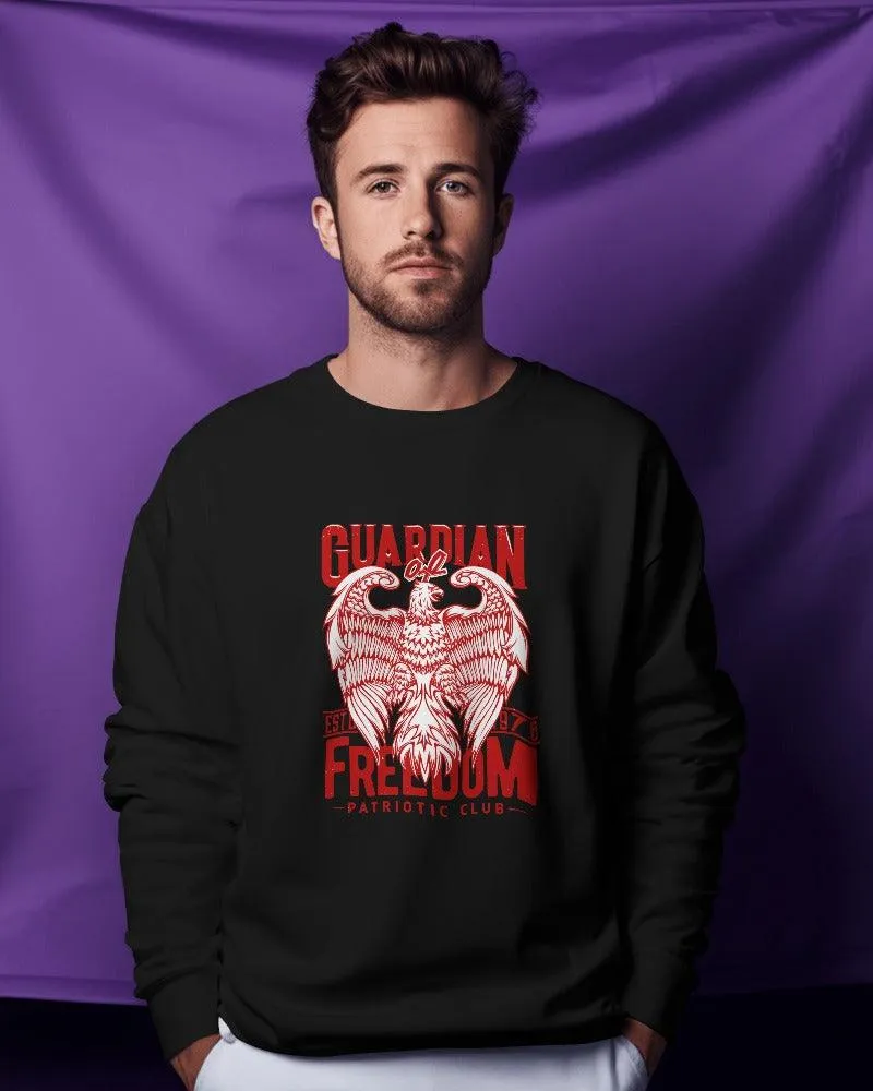 Guardian Freedom Patriotic Club Men's Premium Sweatshirt
