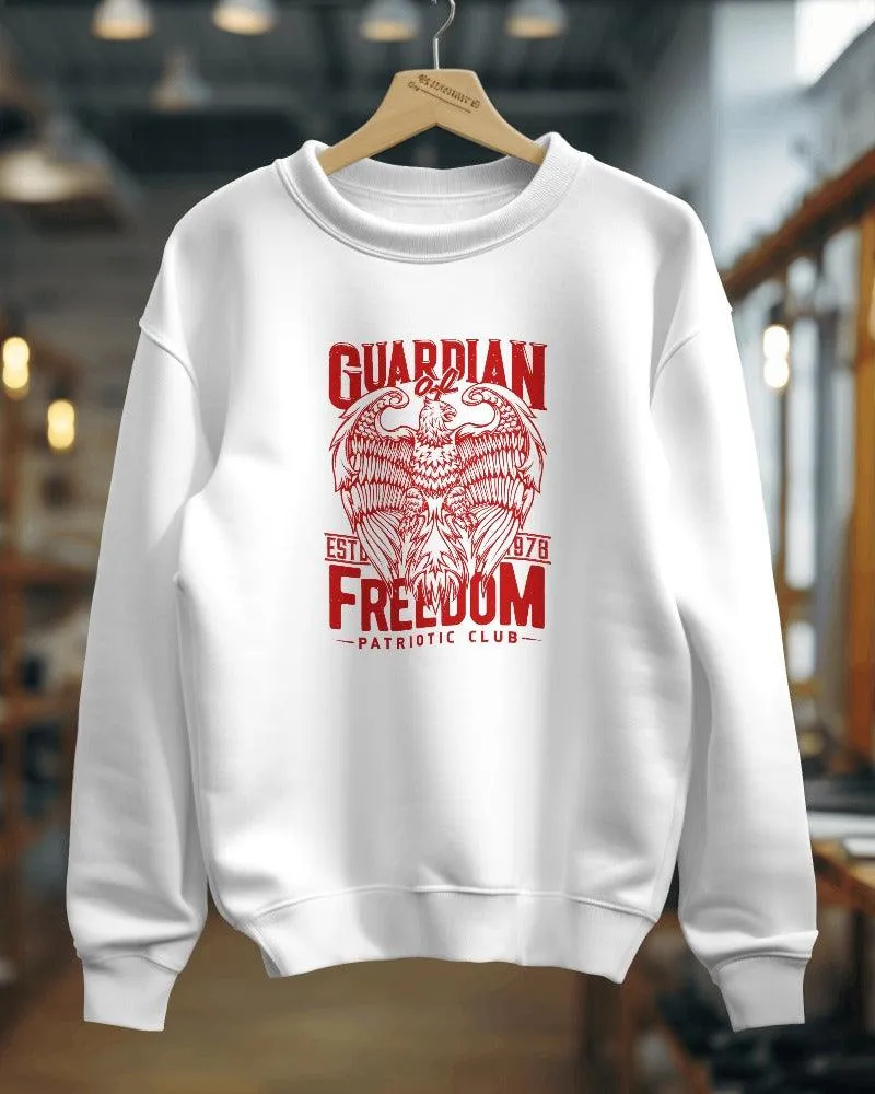 Guardian Freedom Patriotic Club Men's Premium Sweatshirt