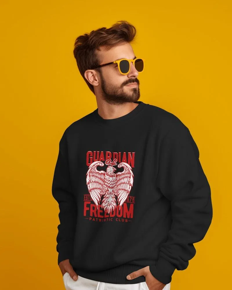 Guardian Freedom Patriotic Club Men's Premium Sweatshirt