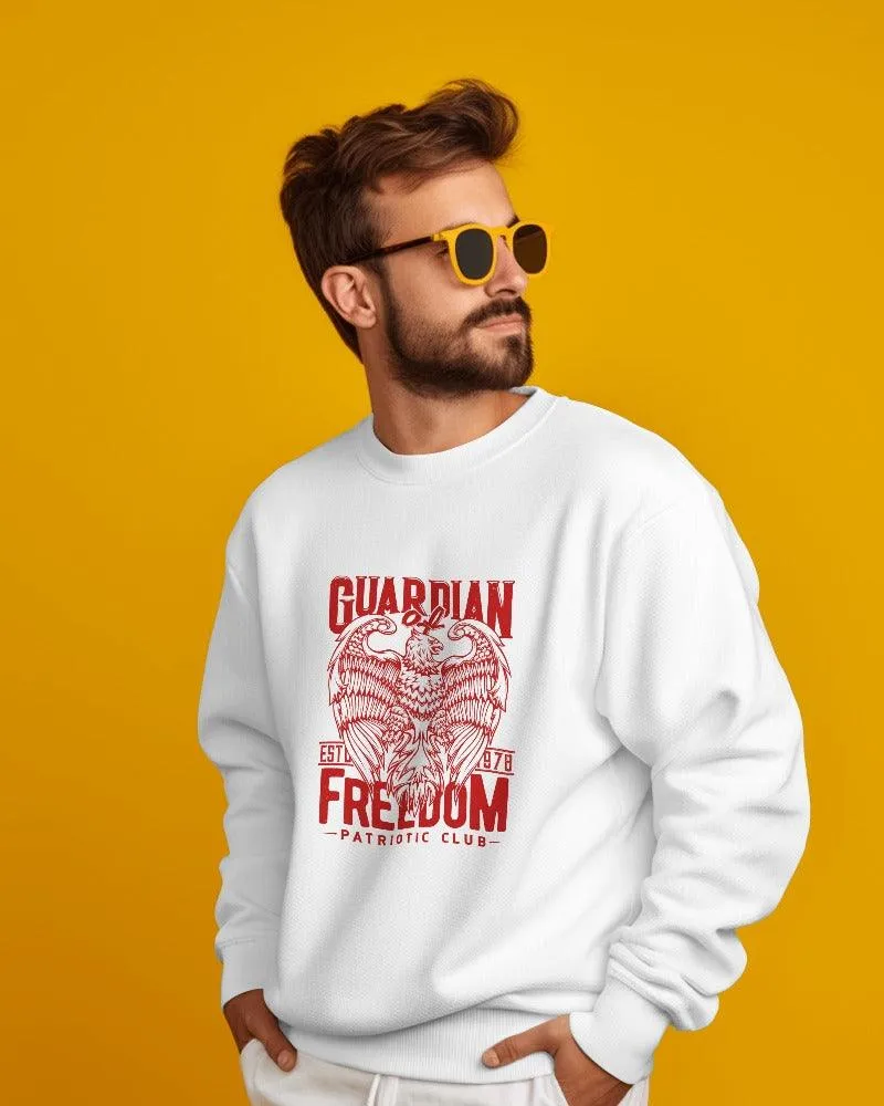 Guardian Freedom Patriotic Club Men's Premium Sweatshirt