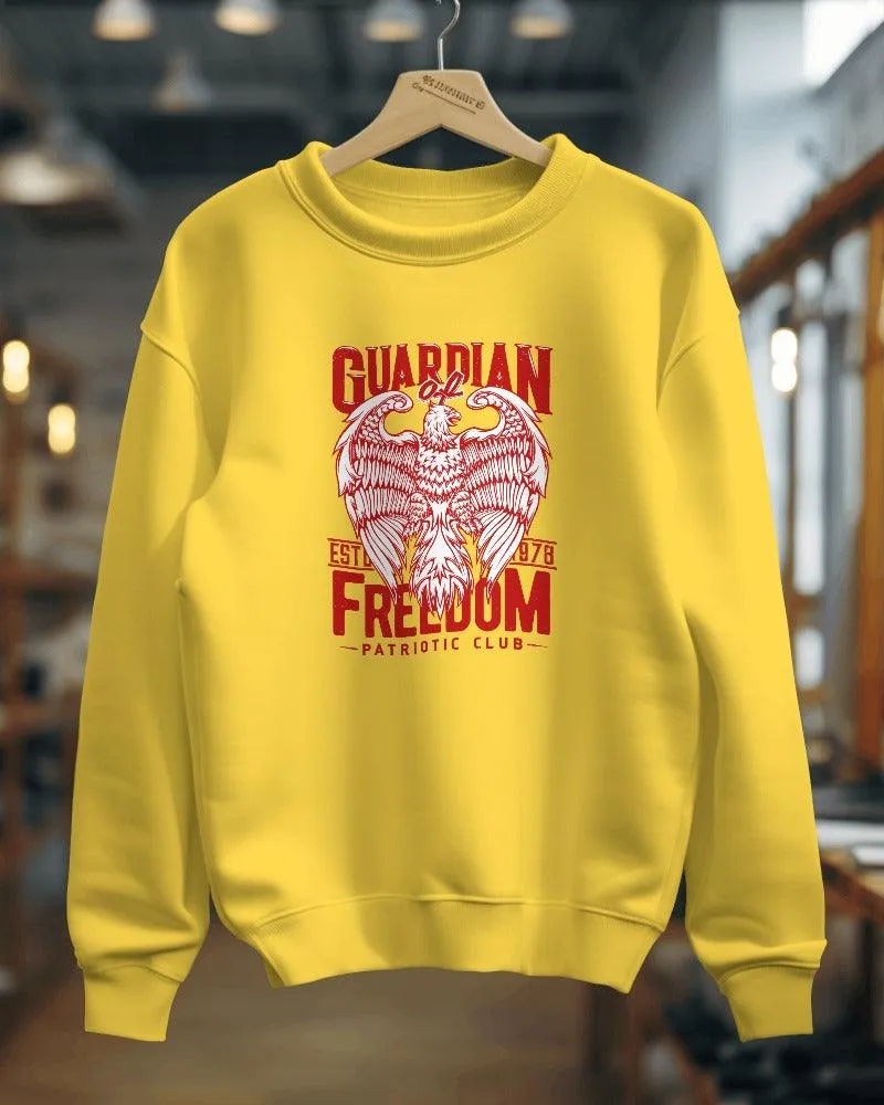 Guardian Freedom Patriotic Club Men's Premium Sweatshirt