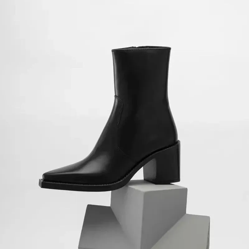 High heeled women's short boots for any occasion