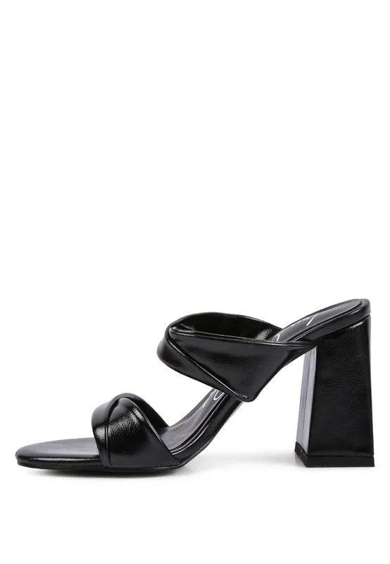 Hot Mess High Heeled Block Sandal