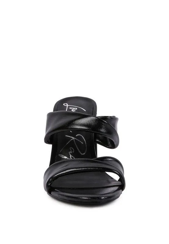 Hot Mess High Heeled Block Sandal