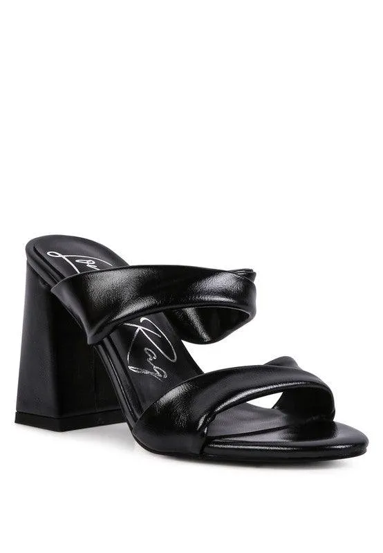 Hot Mess High Heeled Block Sandal