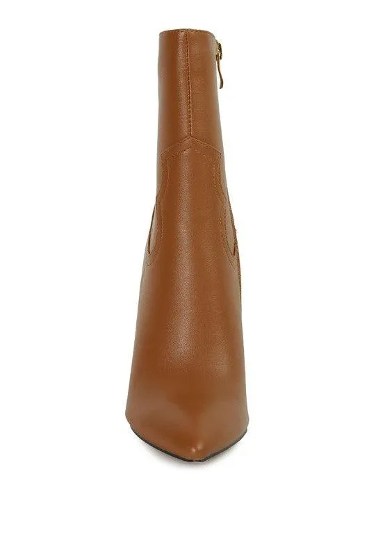 Jenner High Heel Cowgirl Ankle Boot