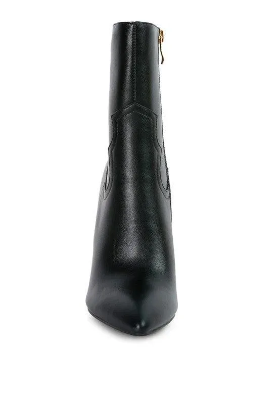 Jenner High Heel Cowgirl Ankle Boot