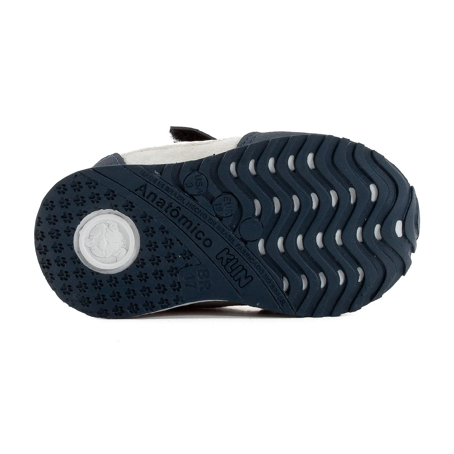 KLIN Mini Walk Tennis Shoe - White/Marine/Red