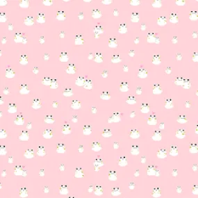 Knit Frogs Pink - $17.49/yd