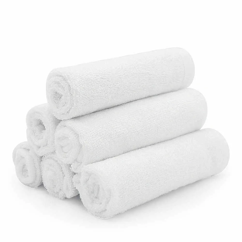 Kushies 6-Pack Organic Bamboo Washcloths Set