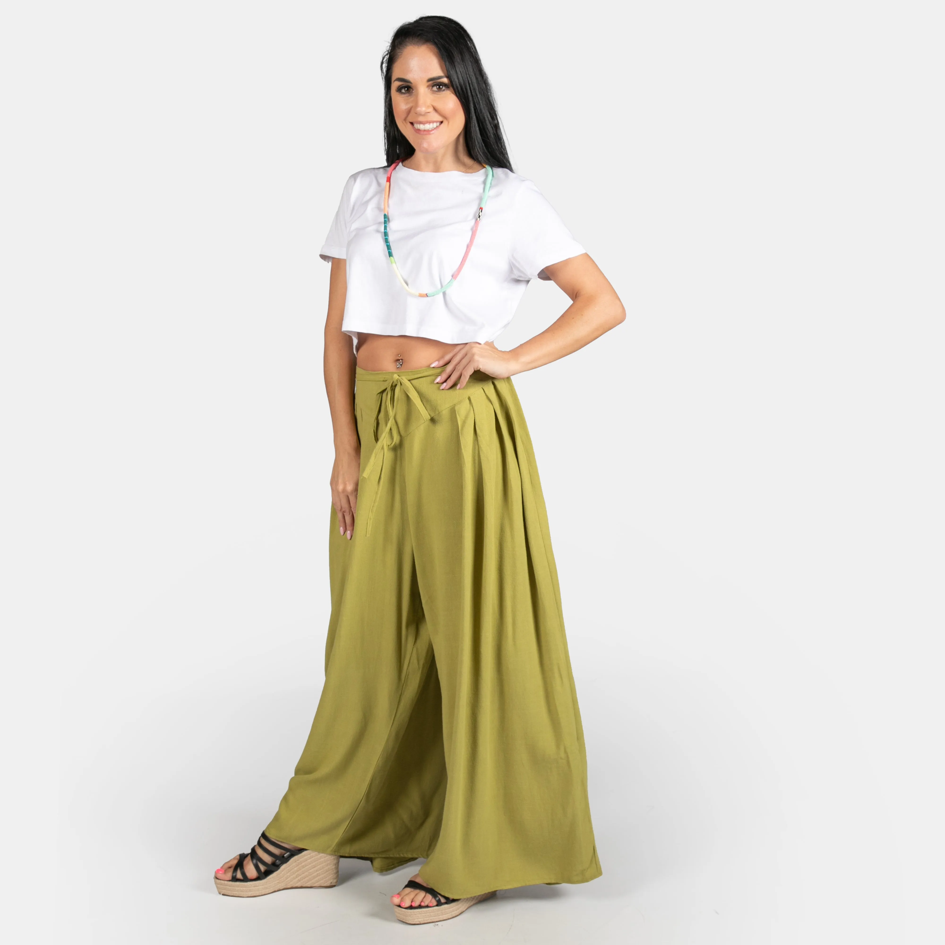 Ladies Wide Leg Soft Flow Tatum Pants