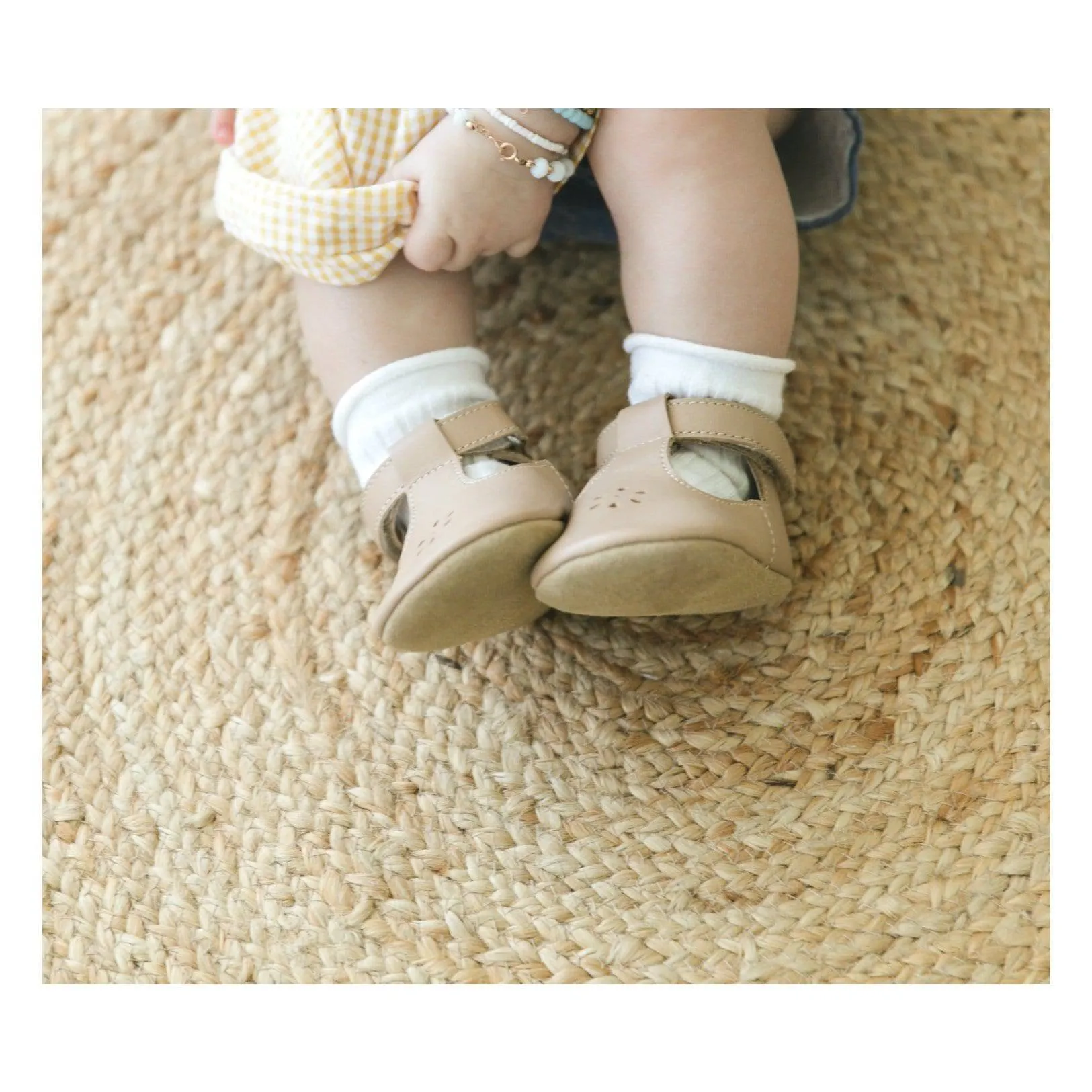 L'Amour Baby Girl Lisette Mary Jane Crib Shoe