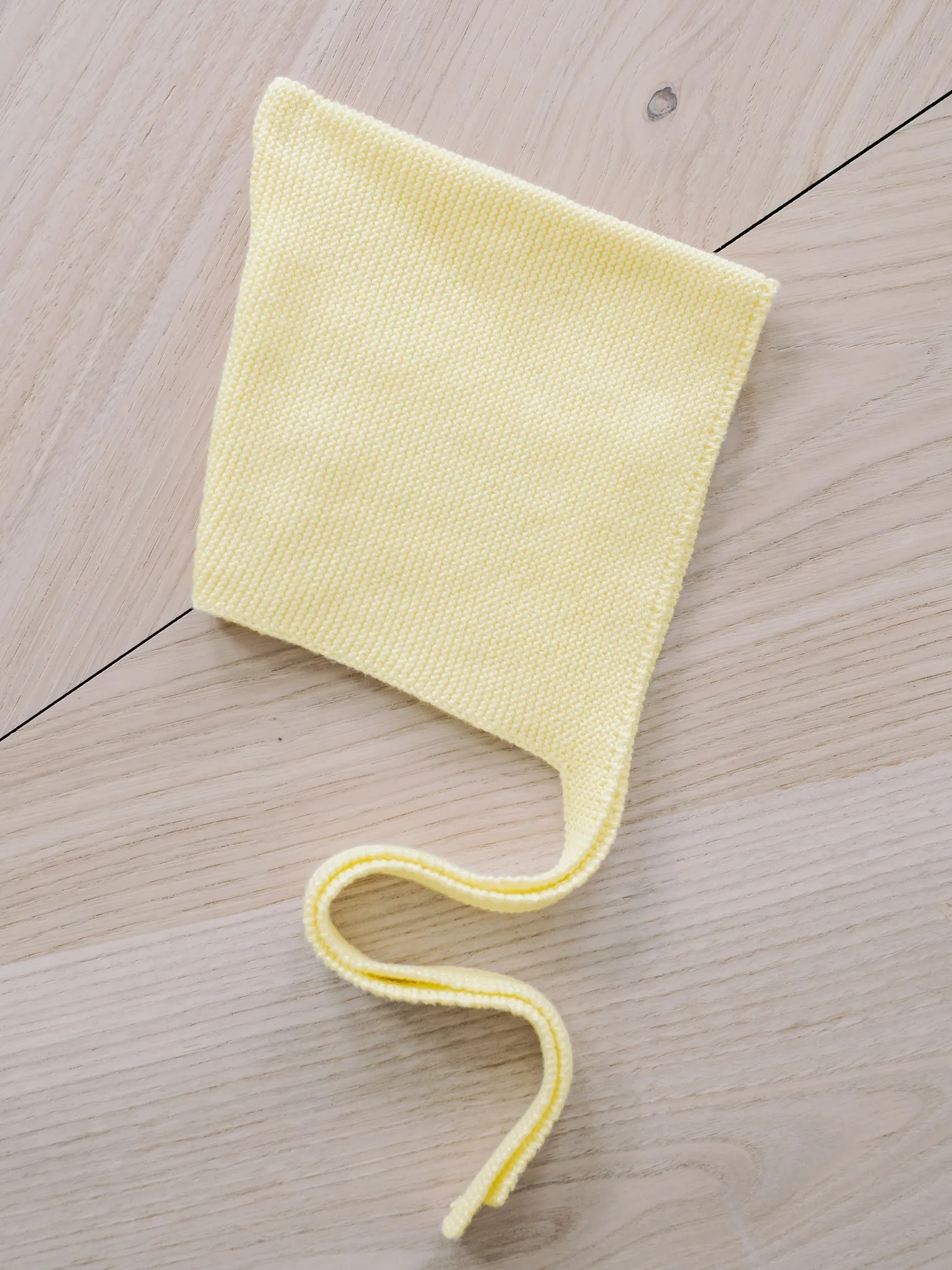 Lemon Alma Cotton Baby Knitted Bonnet