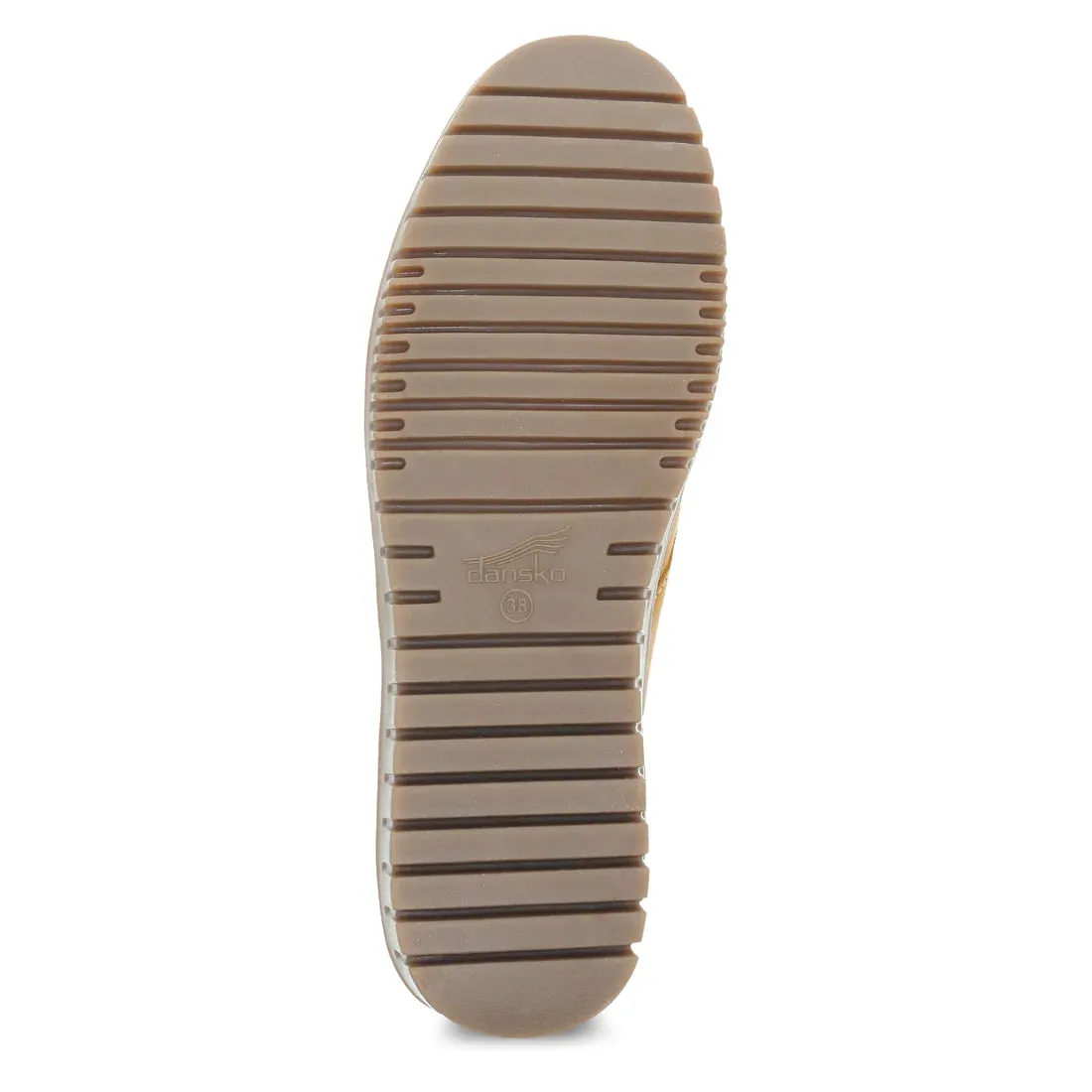 Libbie Leather Sneaker in Mustard