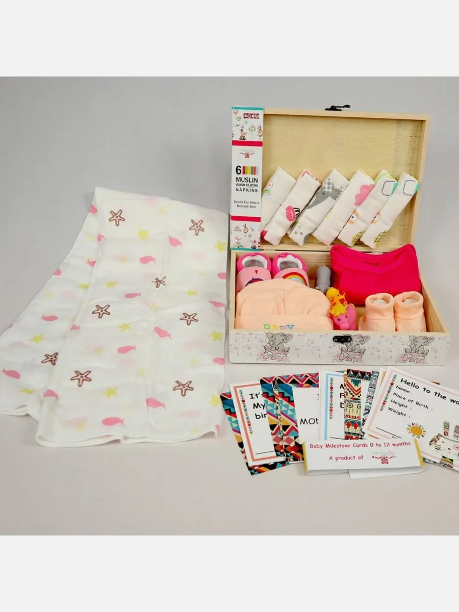 Little Surprise Box Newborn Little Pinewood Gift Hamper Box Set