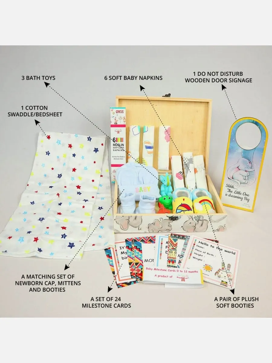 Little Surprise Box Newborn Little Pinewood Gift Hamper Box Set