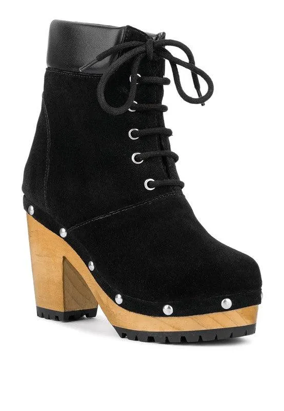 Maaya Handcrafted Collared Suede Boot