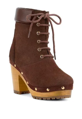 Maaya Handcrafted Collared Suede Boot
