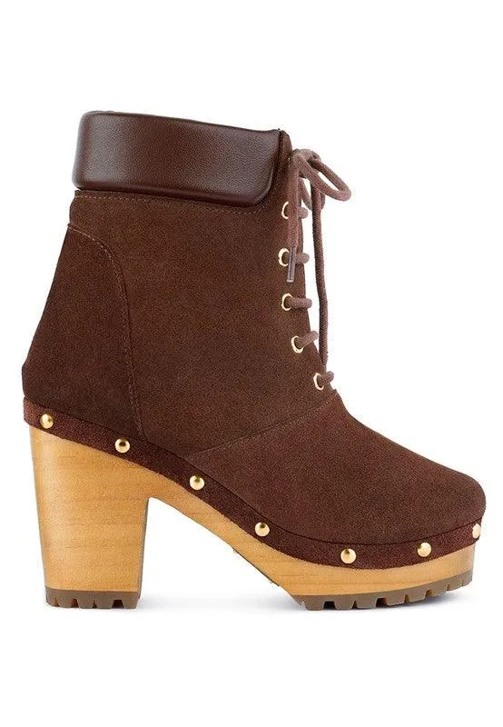 Maaya Handcrafted Collared Suede Boot