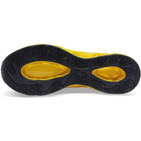 MAYZERO Mens Mesh Blade Running Gym Walking Shoes Just So So SneakerYellow,
