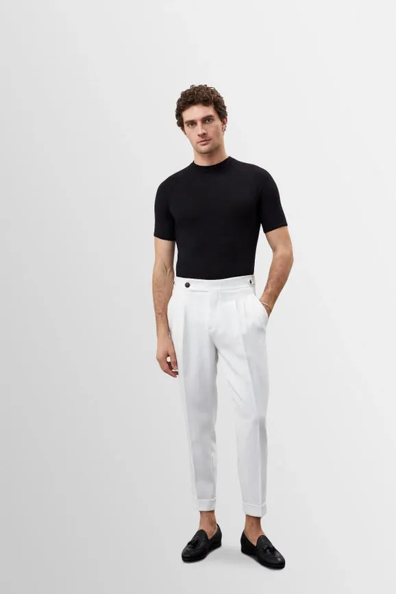 Men's Black Slim Fit Crew Neck T-Shirt