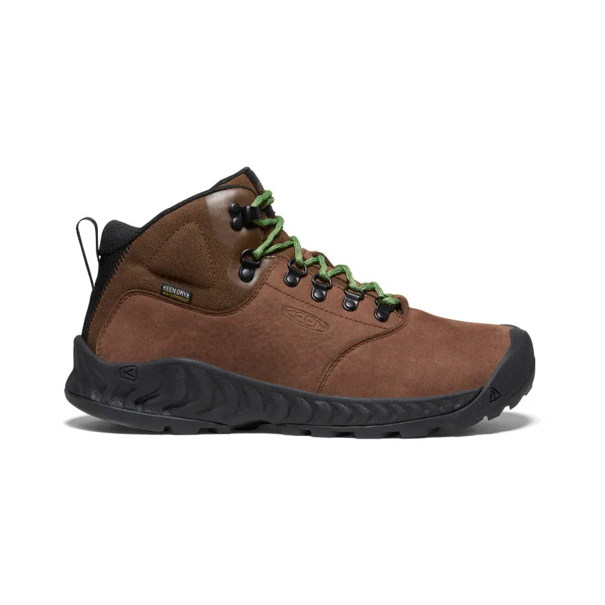 Men's NXIS Explorer Mid Waterproof Shoe in Bison/Campsite