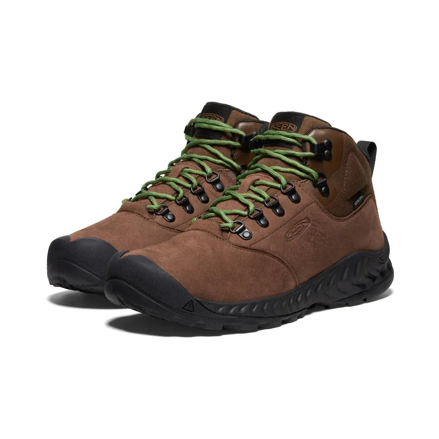 Men's NXIS Explorer Mid Waterproof Shoe in Bison/Campsite
