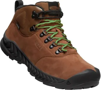 Men's NXIS Explorer Mid Waterproof Shoe in Bison/Campsite
