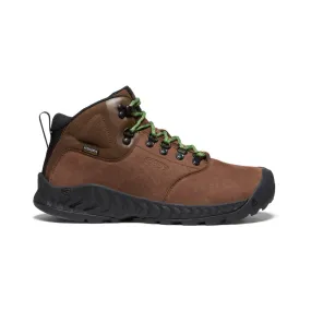 Men's NXIS Explorer Mid Waterproof Shoe in Bison/Campsite