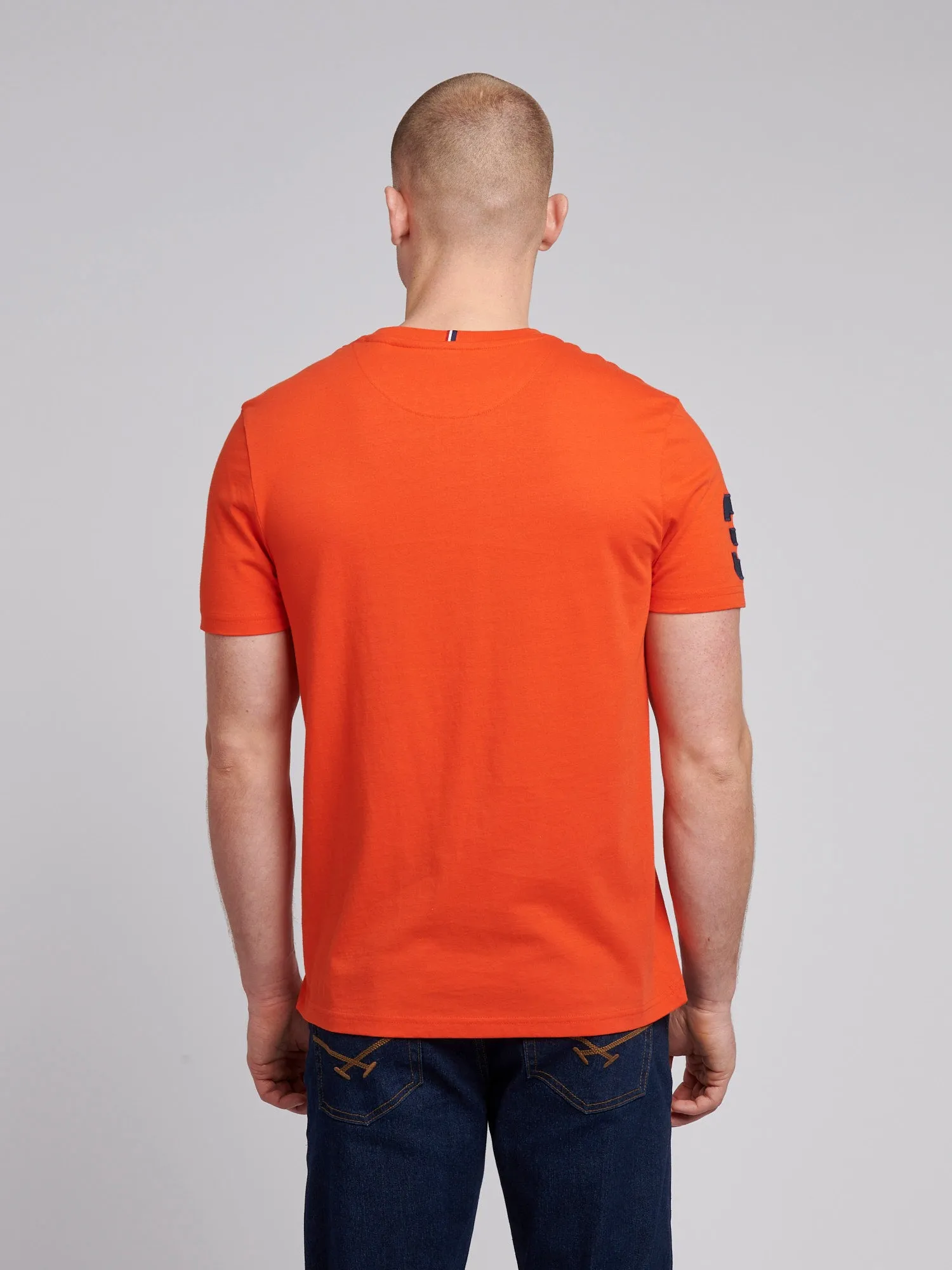 Mens Player 3 T-Shirt in Tangerine Tango