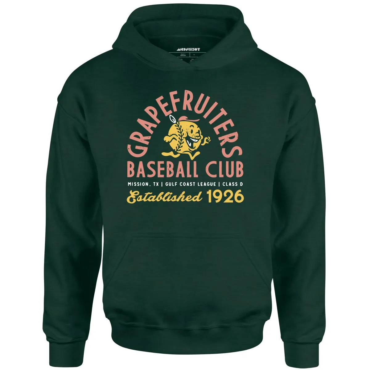 Mission Grapefruiters - Texas - Vintage Defunct Baseball Teams - Unisex Hoodie