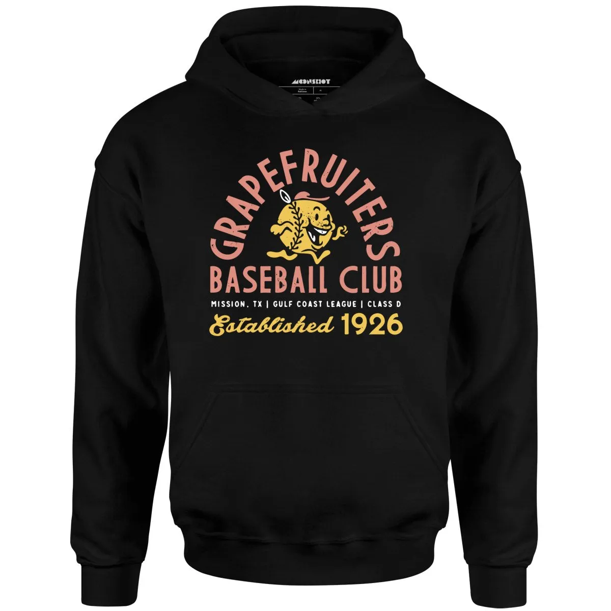 Mission Grapefruiters - Texas - Vintage Defunct Baseball Teams - Unisex Hoodie