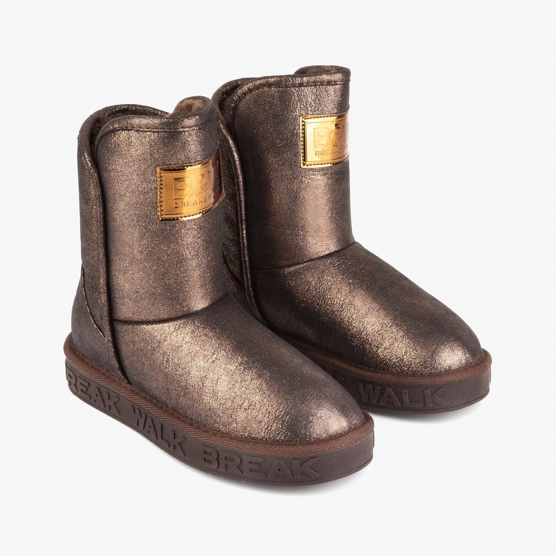 Mum's Bronze Metallized Australian Boots