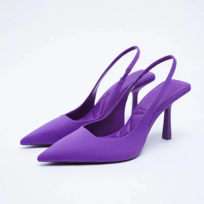 New Autumn Women's Shoes Fashion Women's Pumps Pointed Toe High Heels Shallow Women's Sandals Shoes for Women Zapatos Mujer