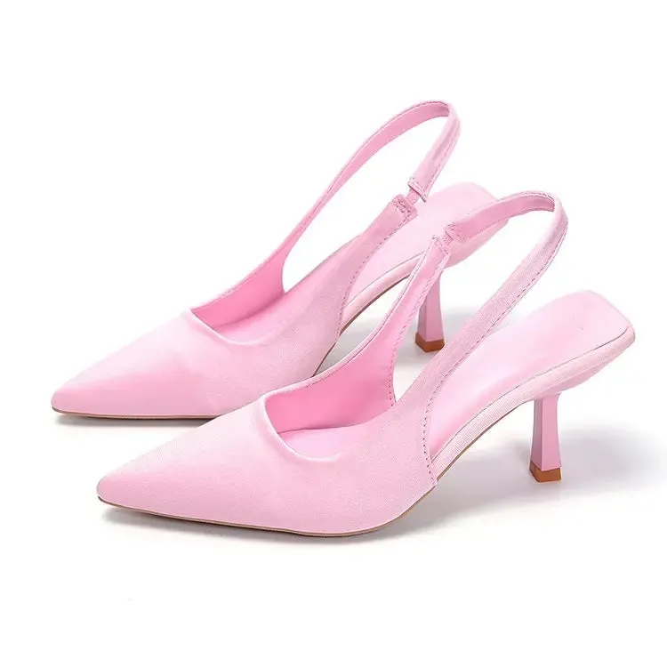 New Autumn Women's Shoes Fashion Women's Pumps Pointed Toe High Heels Shallow Women's Sandals Shoes for Women Zapatos Mujer