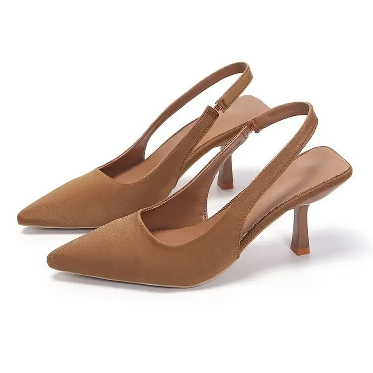 New Autumn Women's Shoes Fashion Women's Pumps Pointed Toe High Heels Shallow Women's Sandals Shoes for Women Zapatos Mujer