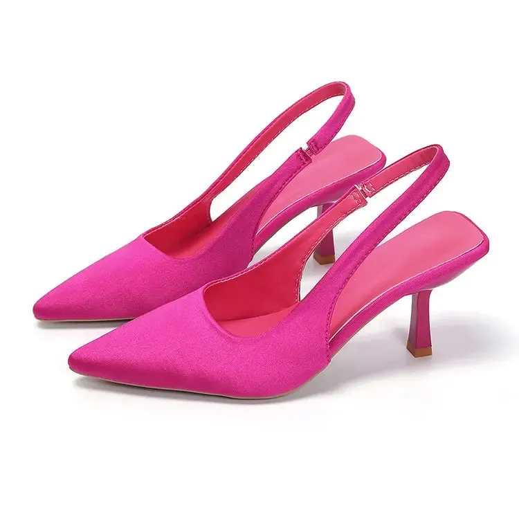 New Autumn Women's Shoes Fashion Women's Pumps Pointed Toe High Heels Shallow Women's Sandals Shoes for Women Zapatos Mujer