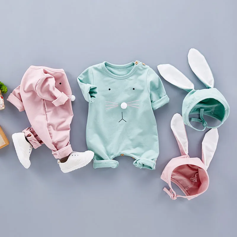 Newborn Cute Printed Baby Cotton Clothes - GlamzLife