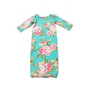 Newborn Floral Baby Gown