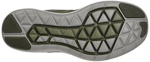 Nike Womens Flex 2017 Fabric Low Top Lace Up Running Sneaker, Green-M, Size 10.0