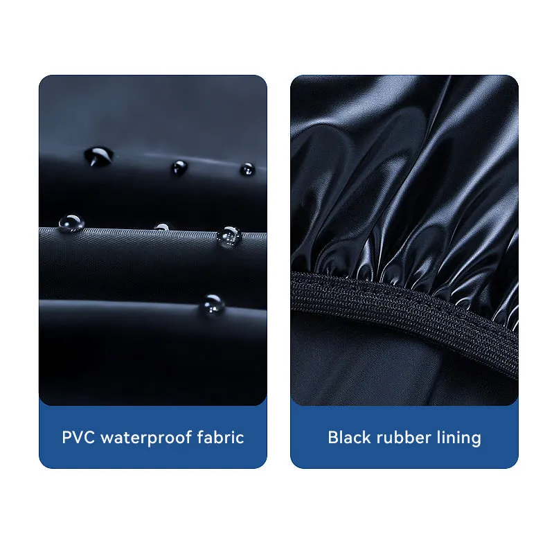 Non-Slip Waterproof Biker Rain Boot Shoe Covers With Reflector