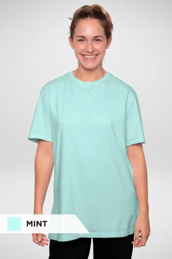 Pack Of 3 Oversized T-Shirts Red Mint and Purple for Women