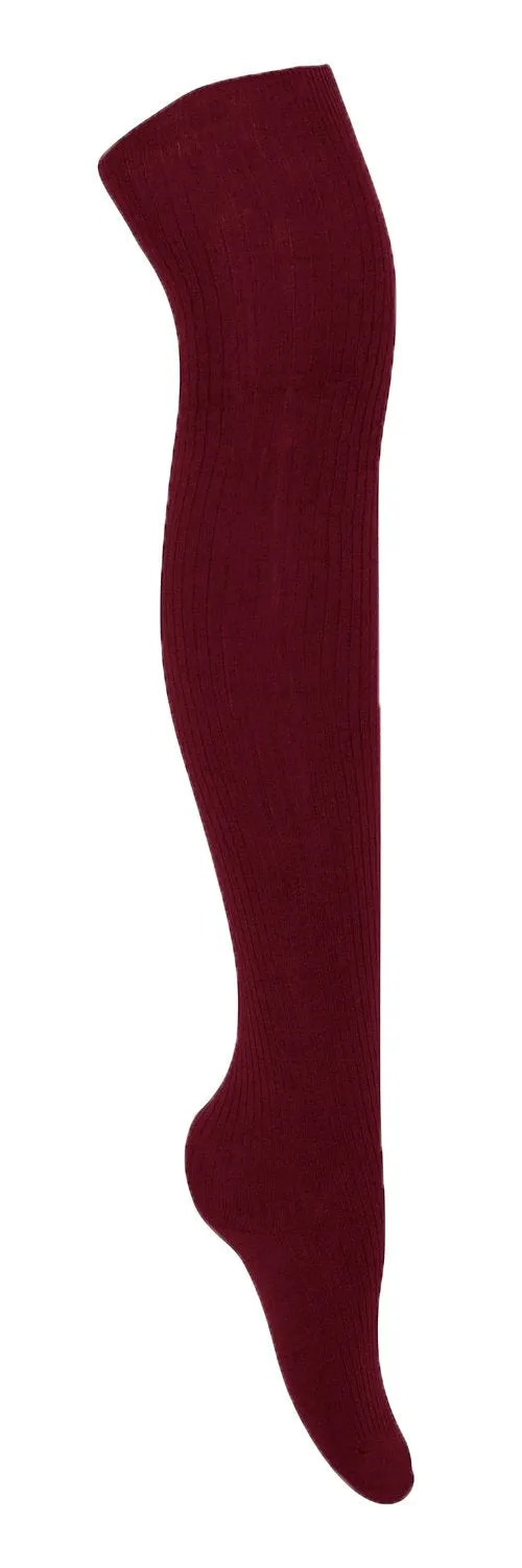 Peach Couture Womens Warm Over The Knee 2 Pair Fleece Lined Variety Pack Socks