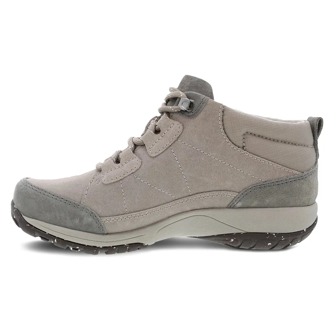 Pearla Waterproof Suede Bootie in Stone