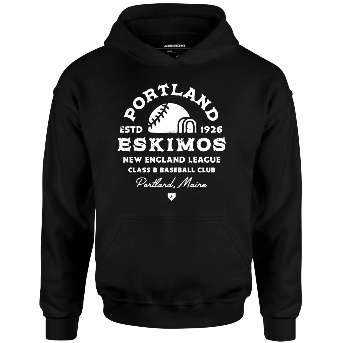 Portland Eskimos - Maine - Vintage Defunct Baseball Teams - Unisex Hoodie