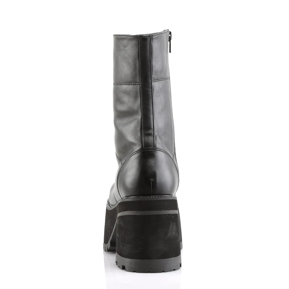 RANGER-301 DemoniaCult Black Vegan Leather Sexy Women's Ankle Boots (Alternative Footwear)
