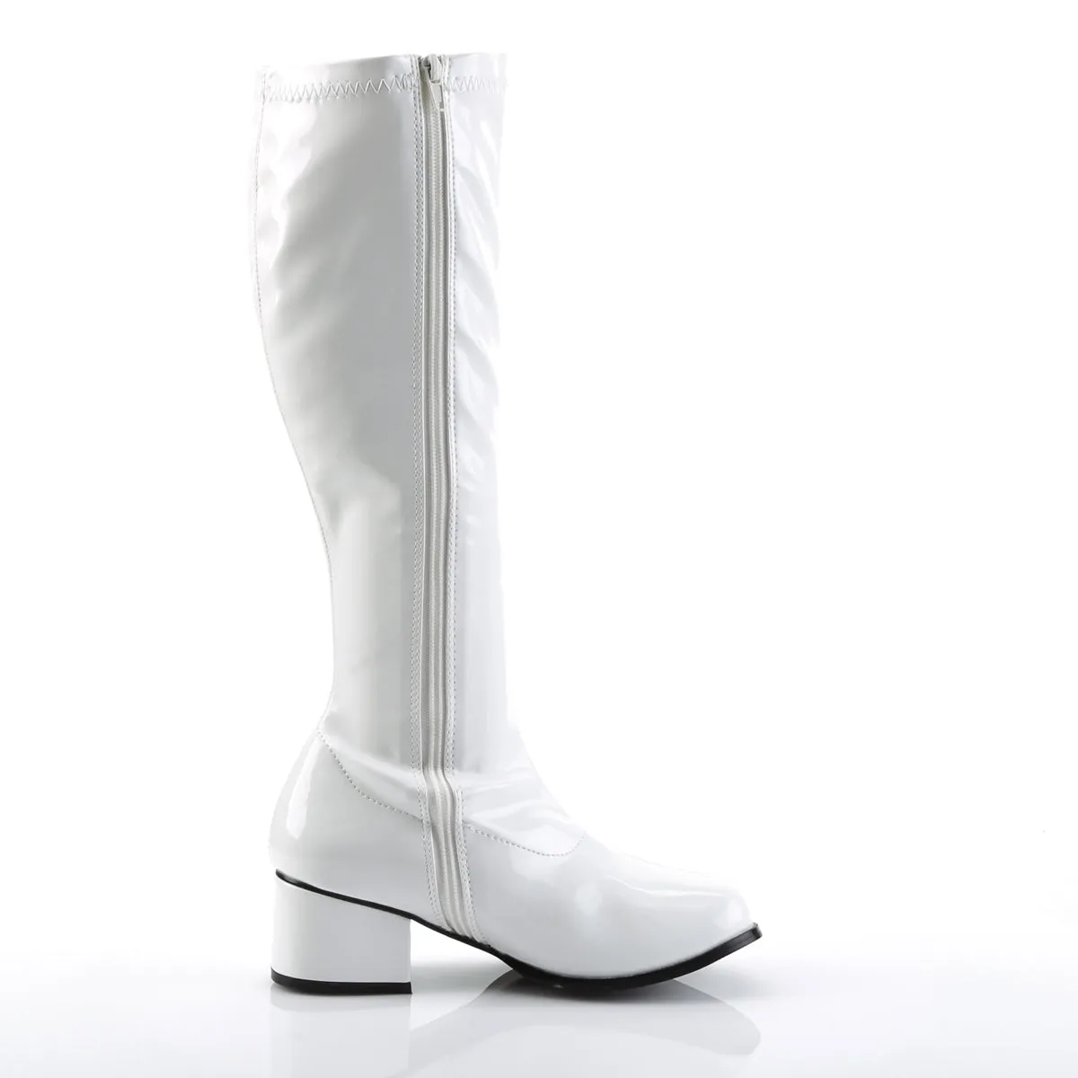 RETRO-300 Funtasma White Fancy Dress Women's Boots (Fantasy Footwear)