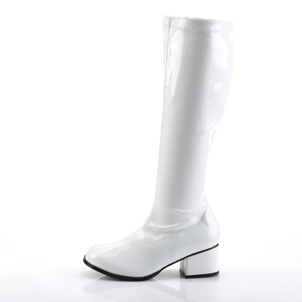 RETRO-300 Funtasma White Fancy Dress Women's Boots (Fantasy Footwear)