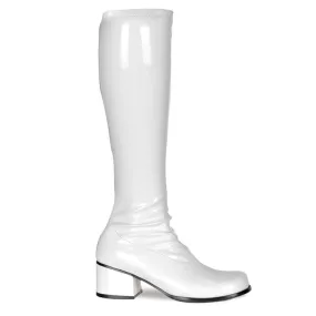 RETRO-300 Funtasma White Fancy Dress Women's Boots (Fantasy Footwear)