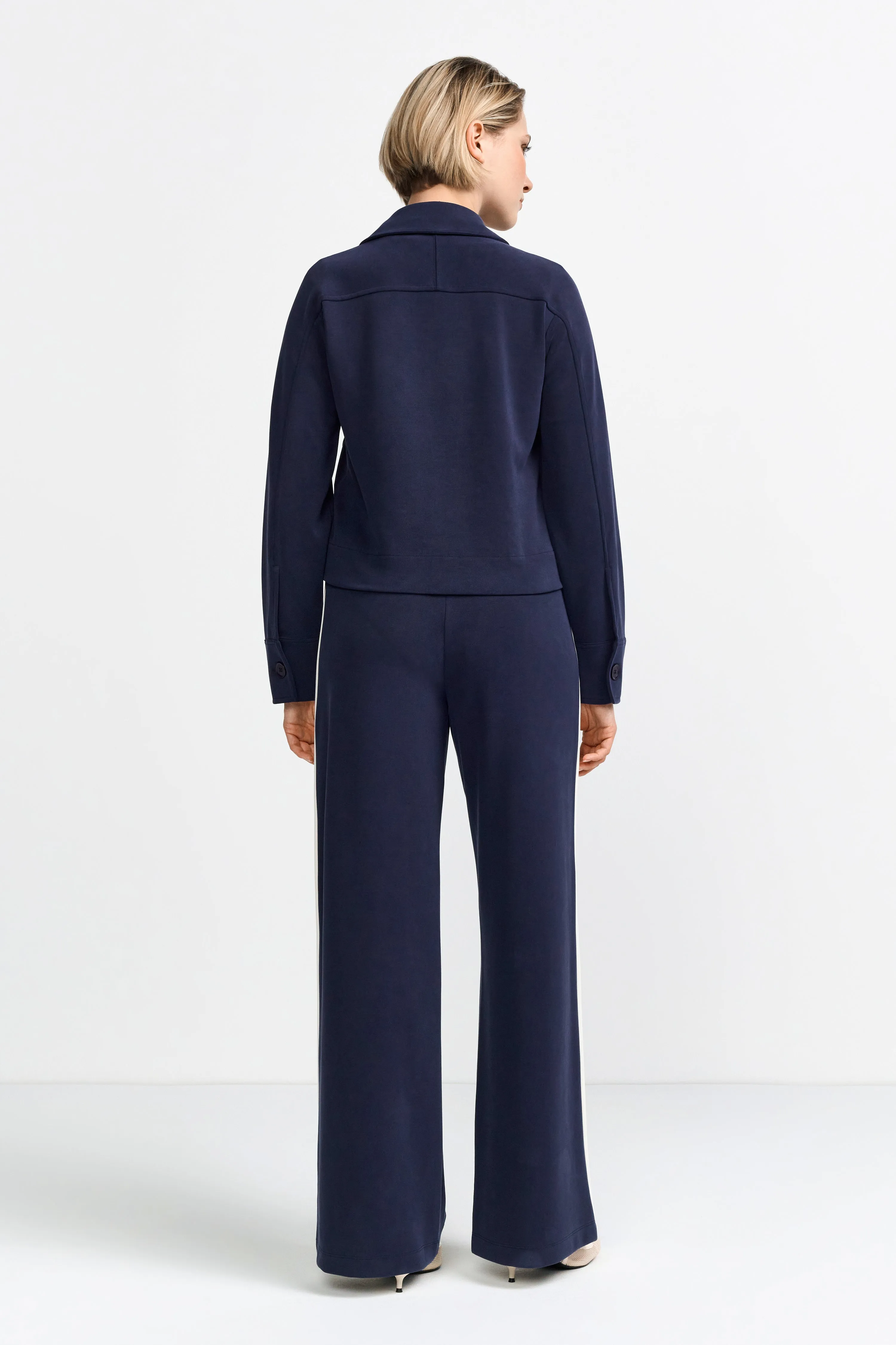 RICH AND ROYAL Navy Trousers